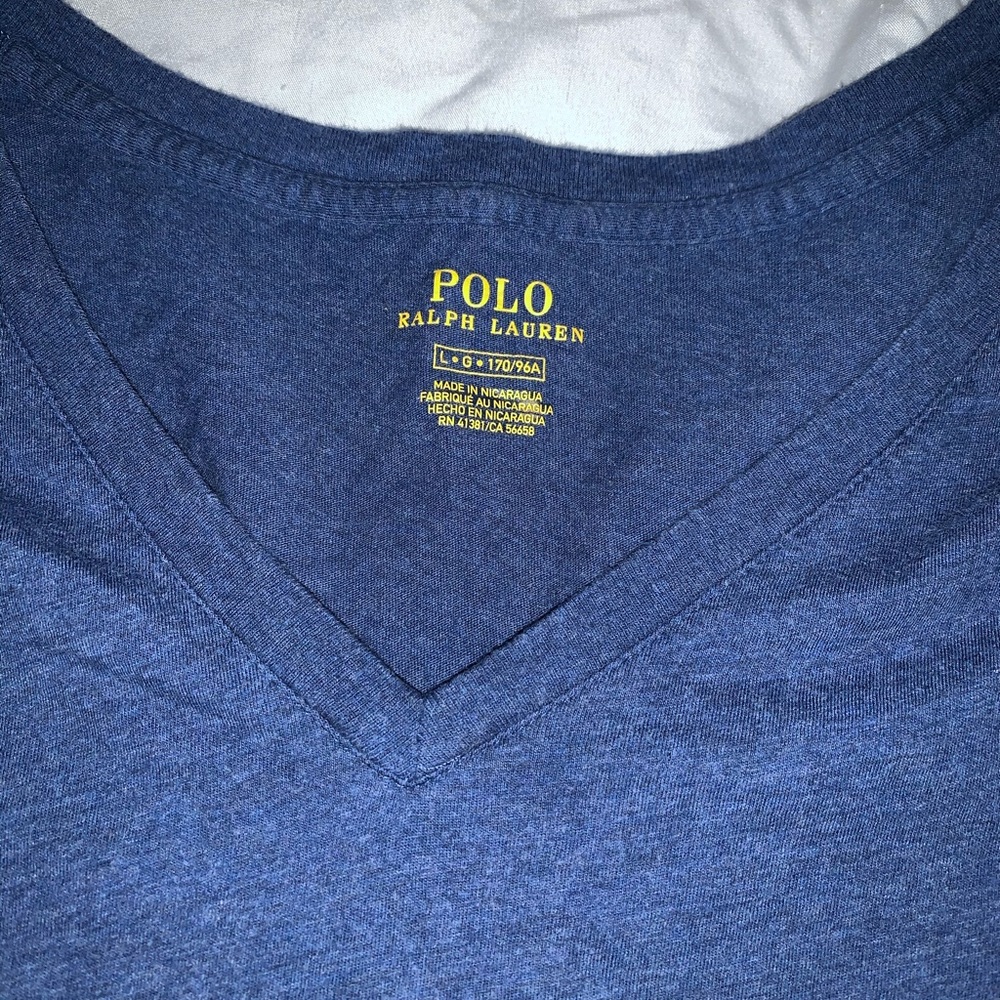 POLO Ralph Lauren blue t-shirt size large.
